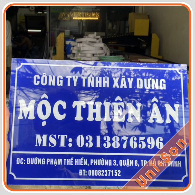 Biển báo, biển tên văn phòng
