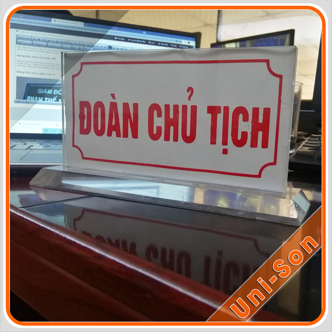 Bảng tên chức danh mica