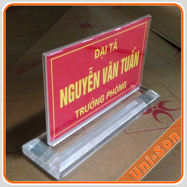 Bảng tên chức danh mica