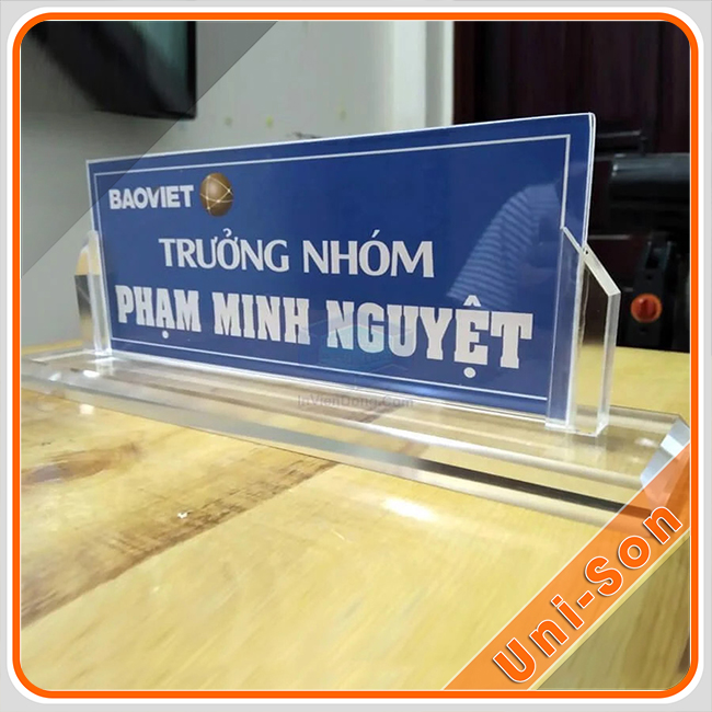 Bảng tên chức danh mica