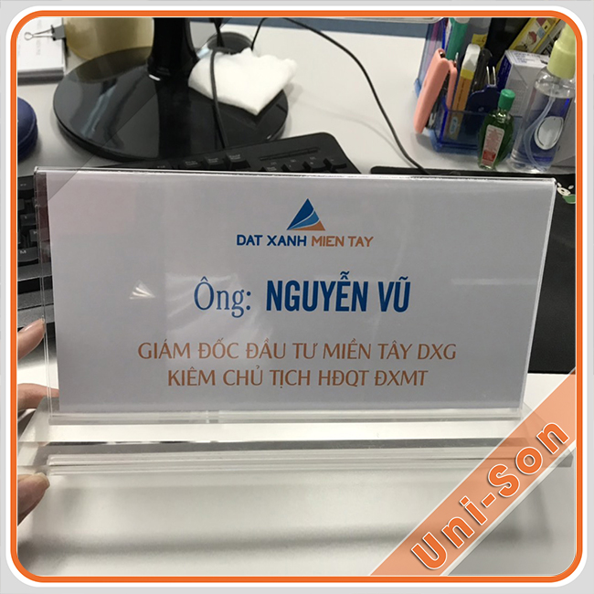 Bảng tên chức danh mica