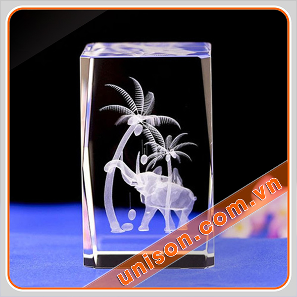 Biểu trưng pha lê khắc 3D
