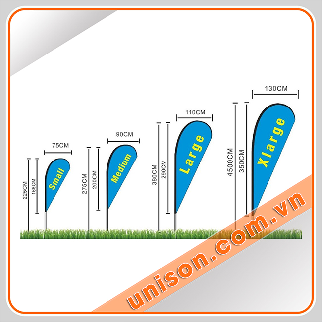 Xưởng sản xuất cờ giọt nước giá tốt