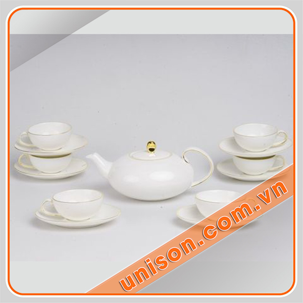 bộ ấm trà Minh Long in logo doanh nghiệp