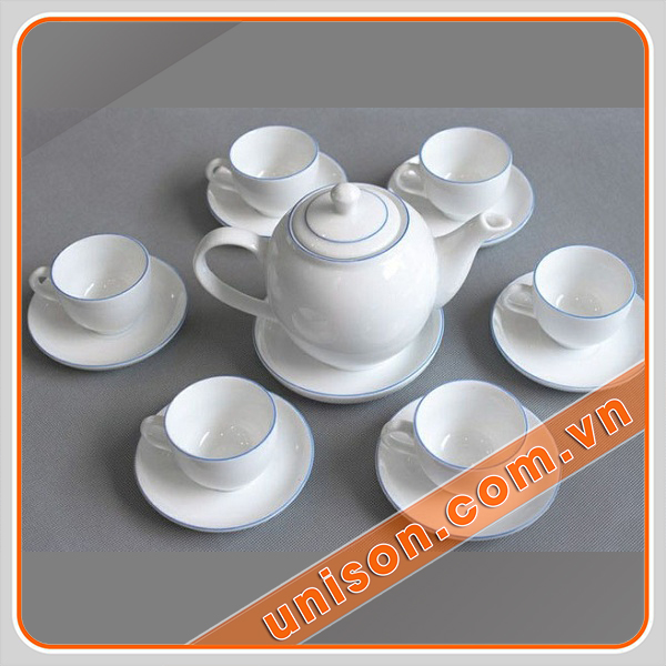 Bộ ấm trà sứ CK