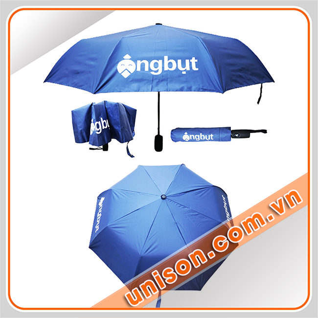 ô dù cầm tay gấp 3 tự động 1 chiều 8 kèo r55cm