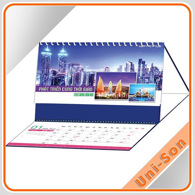 Lịch để bàn chữ M