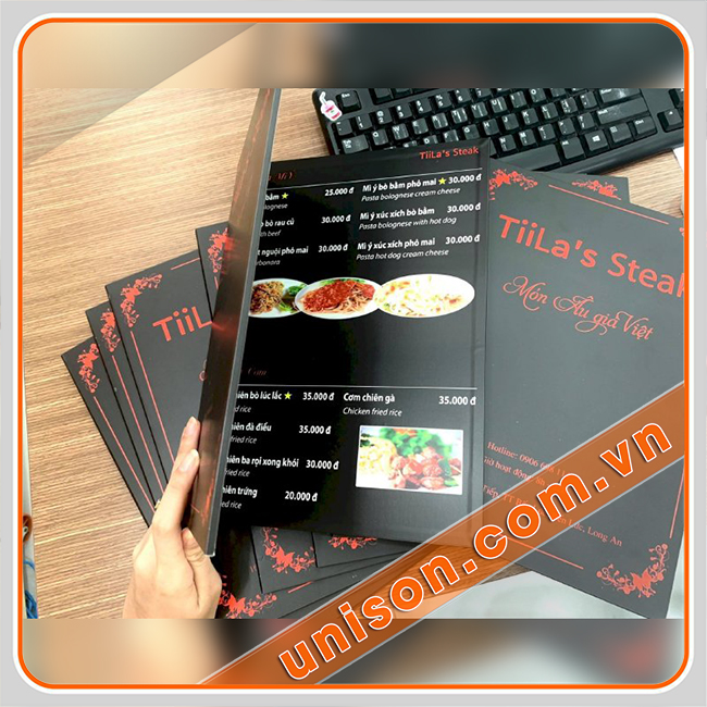 In menu thực đơn giá rẻ, miễn phí thiết kế Uni-Son hình 1