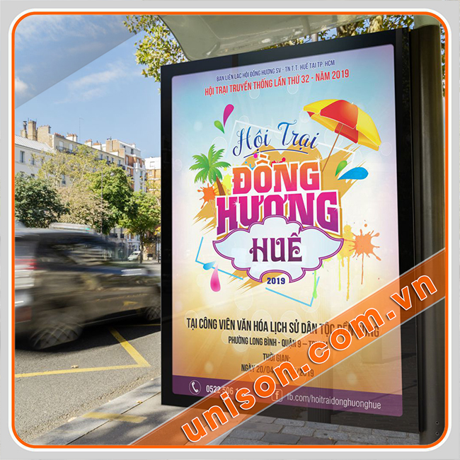 thiết kế và in poster quảng cáo công ty, doanh nghiệp giá tốt unison hình 1