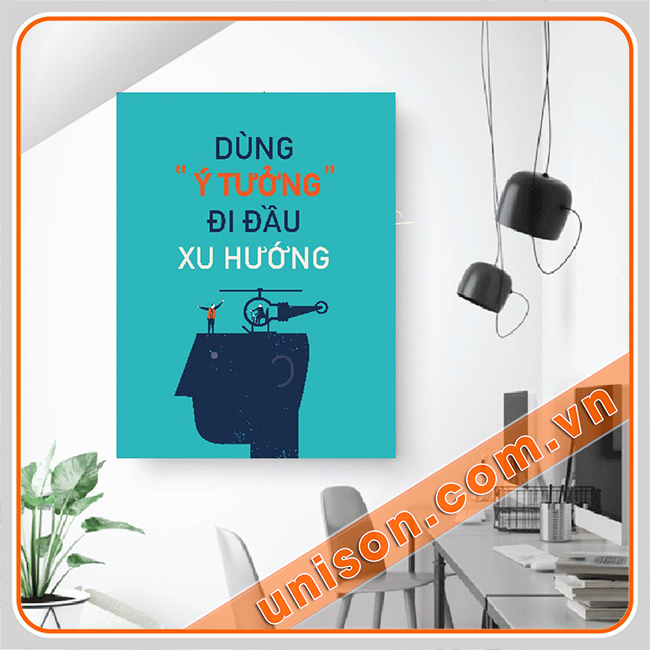 thiết kế và in poster quảng cáo công ty, doanh nghiệp giá tốt unison hình 1