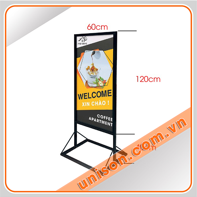 thiết kế và in standee quảng cáo công ty, doanh nghiệp giá tốt unison hình 1