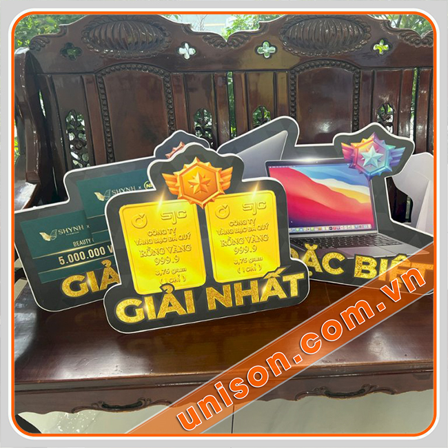 thiết kế và in standee quảng cáo công ty, doanh nghiệp giá tốt unison hình 1