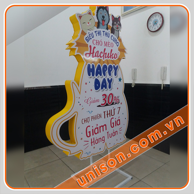 thiết kế và in standee quảng cáo công ty, doanh nghiệp giá tốt unison hình 1