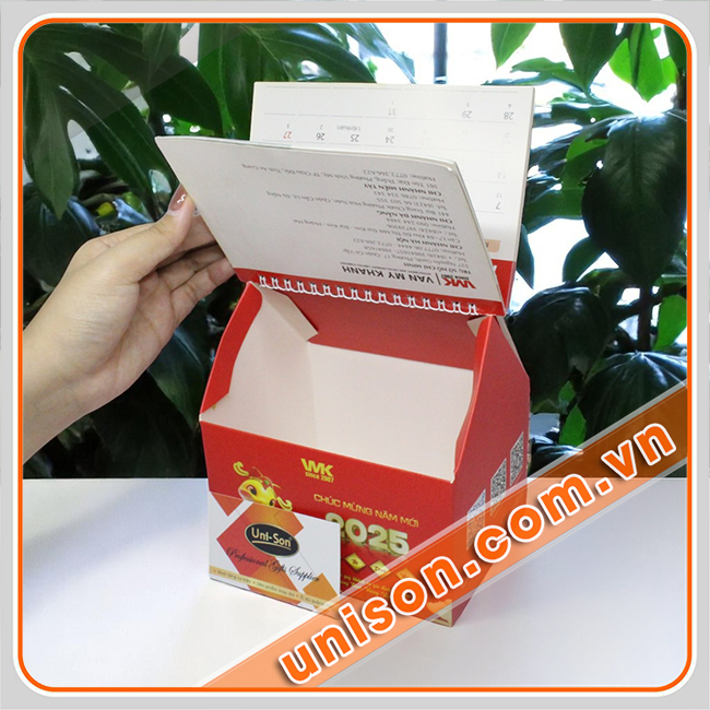 lịch để bàn 3D độc đáo, thú vị giá tốt unison hình 1