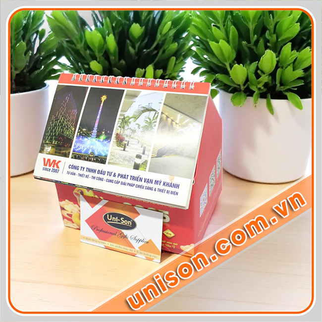 lịch để bàn 3D độc đáo, thú vị giá tốt unison hình 1