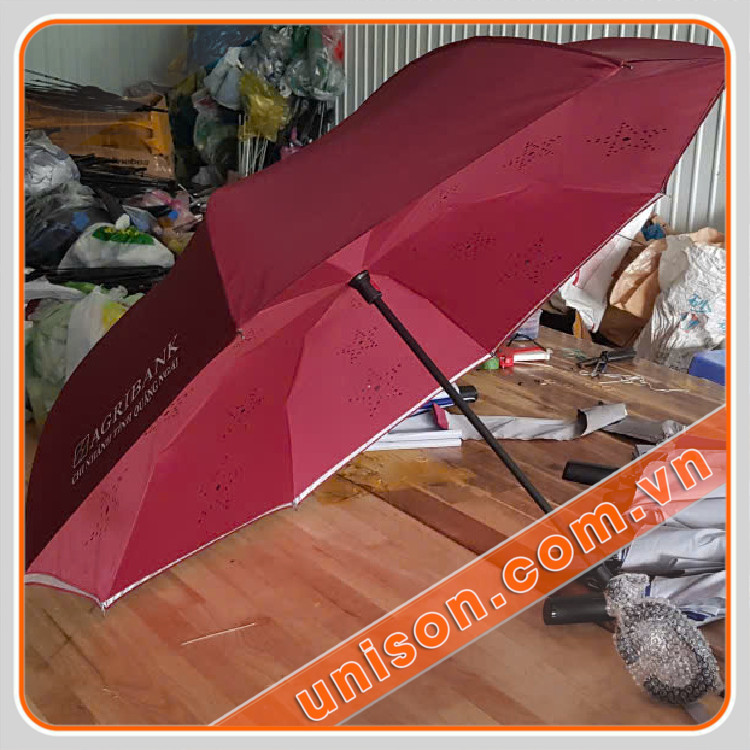 Ô dù cầm tay gấp 2 tự động 1 chiều cấu trúc 10 nan kiên cố