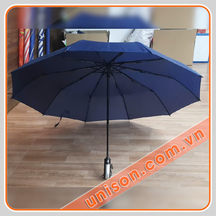 Ô dù cầm tay gấp 2 tự động 1 chiều cấu trúc 10 nan kiên cố