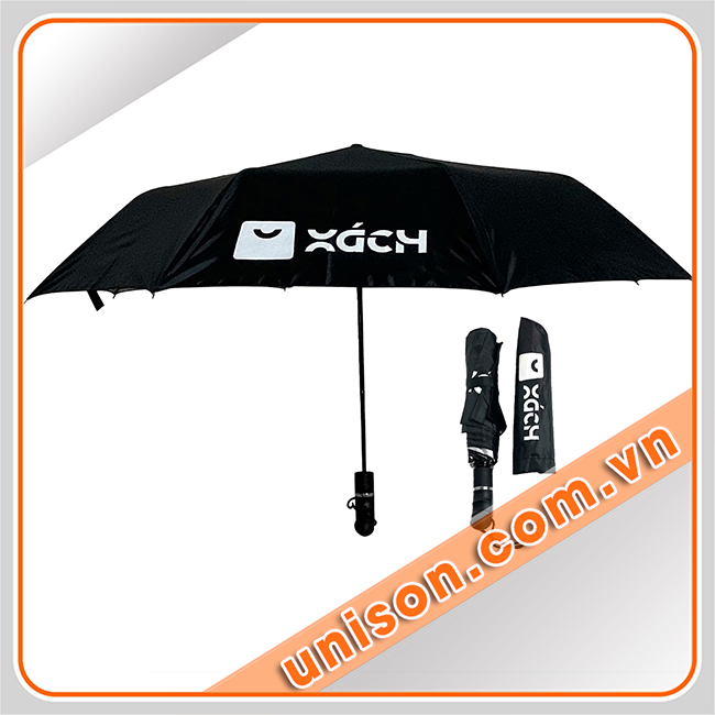 ô dù gấp 3 tự động 1 chiều 10 nan r58cm