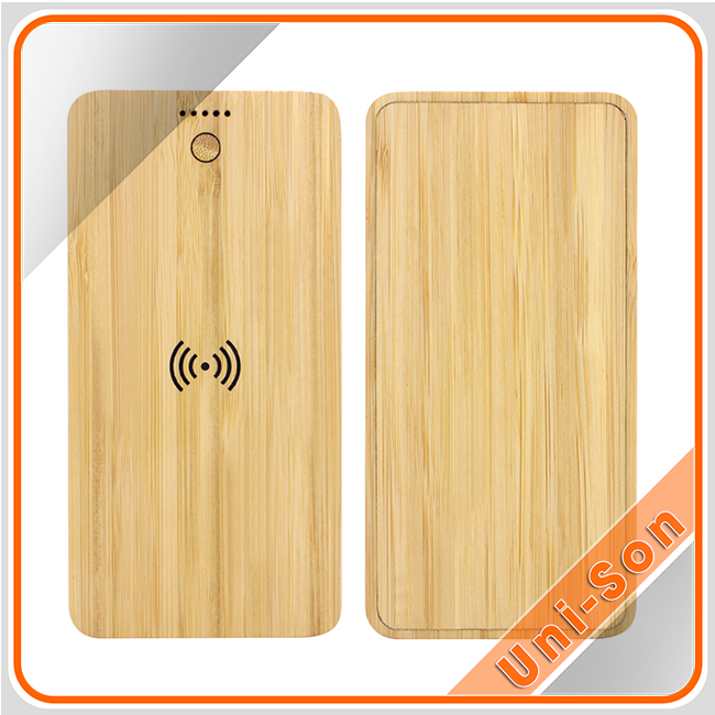 Pin sạc dự phòng gỗ