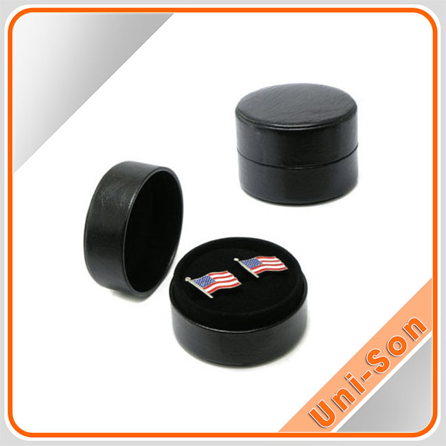 Hộp da đựng khuy măng sét (leather cufflinks box)