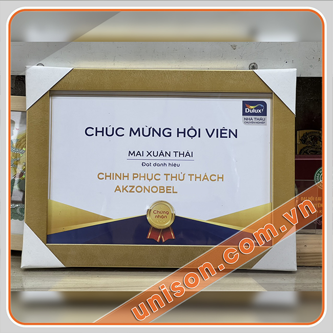 Khung bằng khen đa dạng mẫu giá rẻ uni-son hình 1