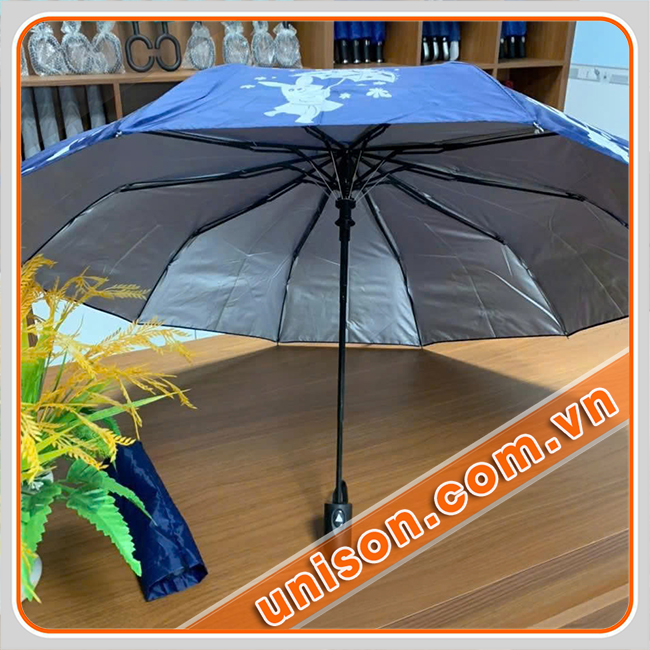 Sản xuất ô dù cầm tay gấp 3 (1 chiều)