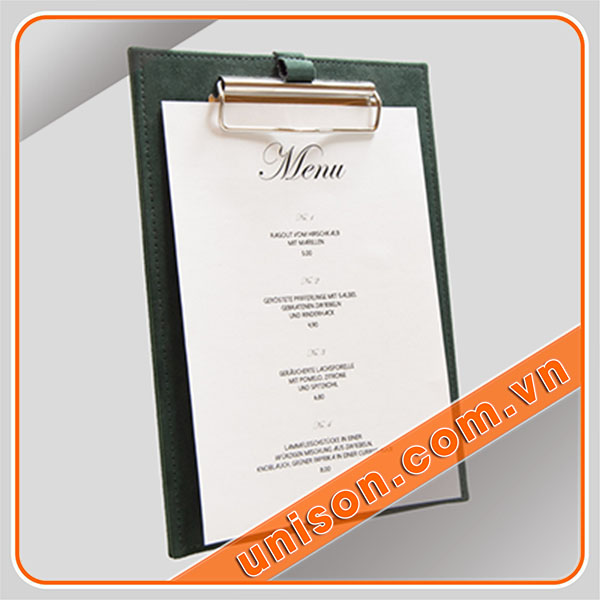 Bìa da menu (Bìa thực đơn)