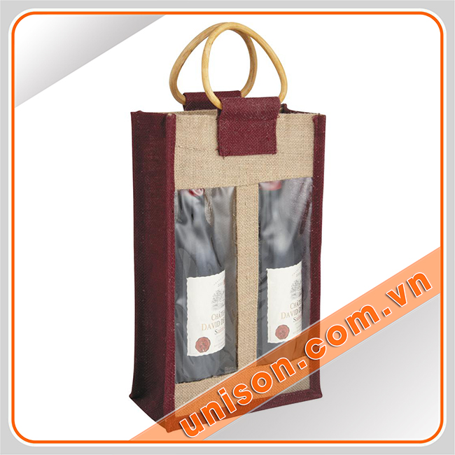 Sản xuất, in túi vải đựng rượu theo yêu cầu, giá rẻ uni-son hinhf 1