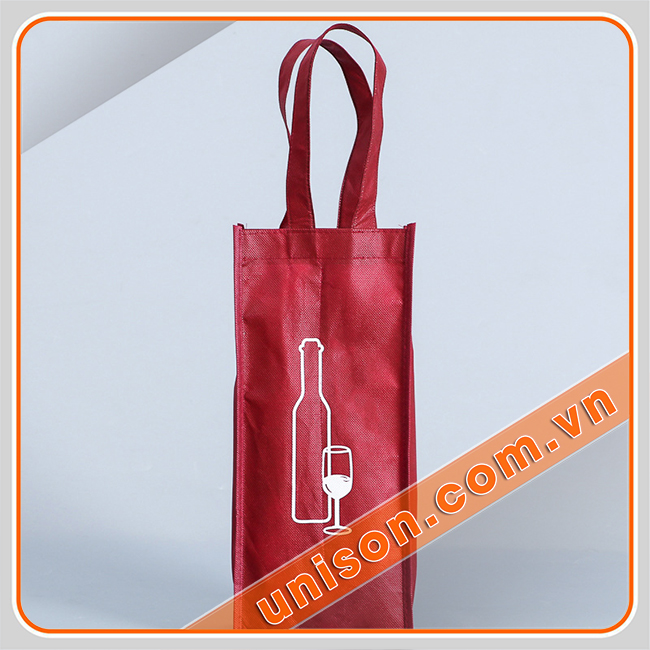 Sản xuất, in túi vải đựng rượu theo yêu cầu, giá rẻ uni-son hinhf 1