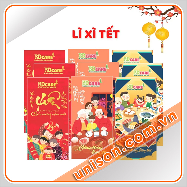 Bao lì xì Tết đoàn viên mẫu mới nhất Uni-Son hình 1