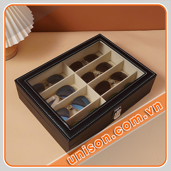 hộp da đựng mắt kính hình 4