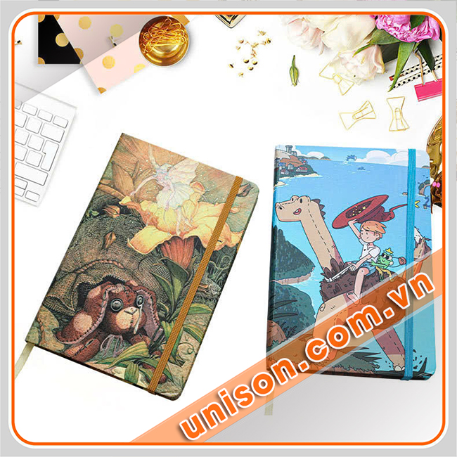 Sổ bìa giấy in logo, miễn phí thiết kế, giá rẻ Uni-Son hình 1