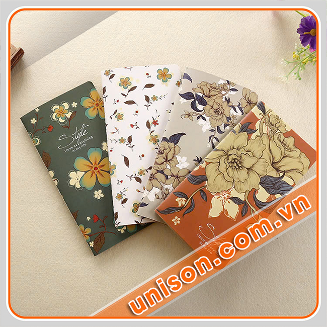 Sổ bìa giấy in logo, miễn phí thiết kế, giá rẻ Uni-Son hình 1