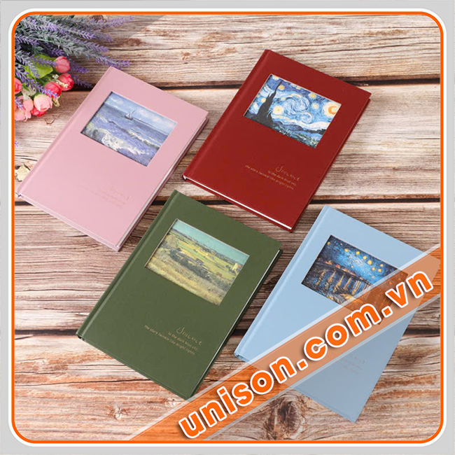 Sổ bìa giấy in logo, miễn phí thiết kế, giá rẻ Uni-Son hình 1
