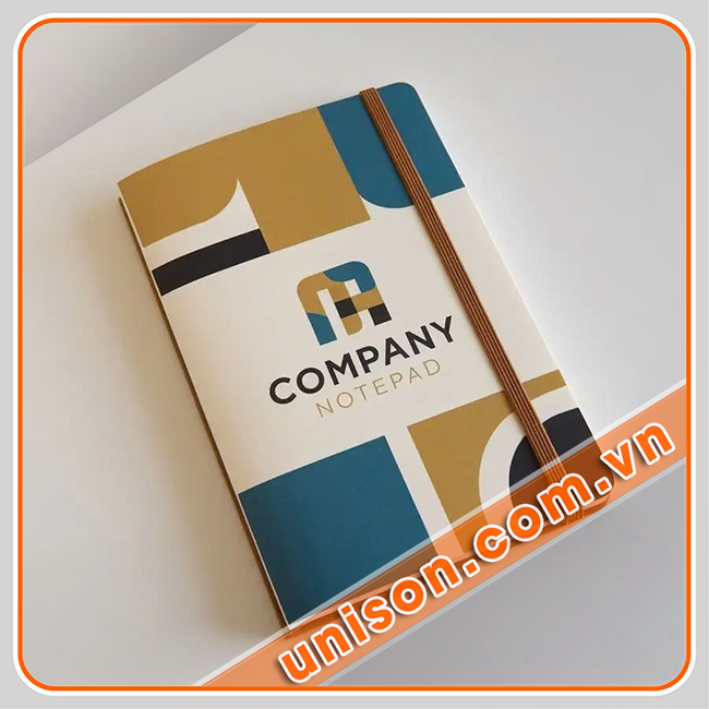 Sổ bìa giấy in logo, miễn phí thiết kế, giá rẻ Uni-Son hình 1